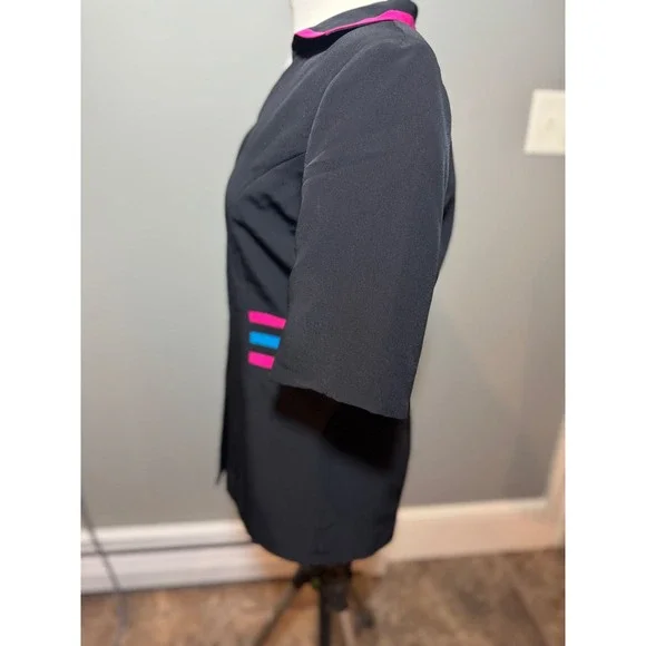 Vintage Retro 50's Diner Bowling vibes vtg jacket women's Sz 4 - Picture 5 of 7